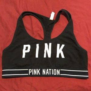Black sports bra